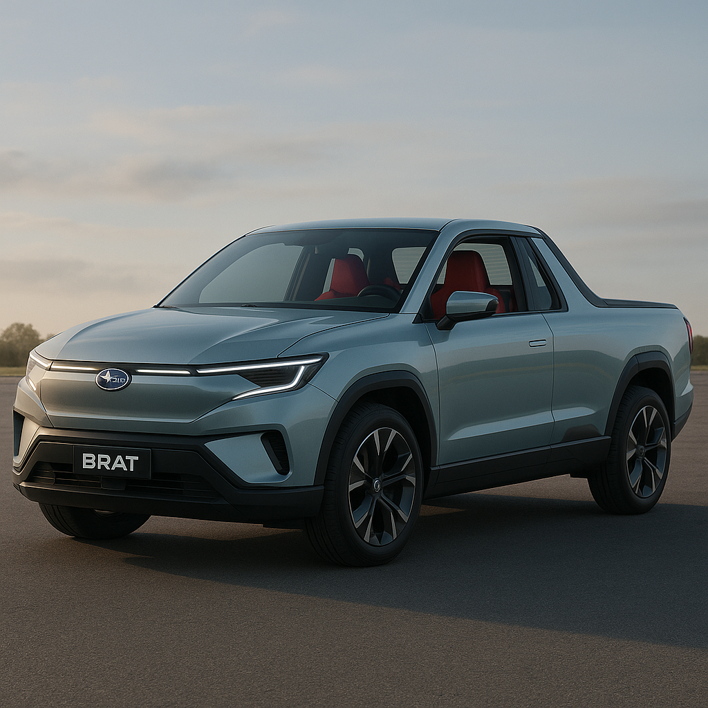 Artist rendering of a possible Subaru Brat