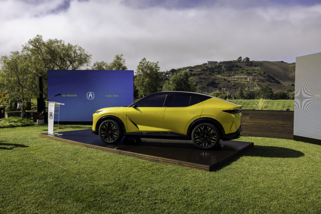 The Acura RSX concept SUV shown at Monterey car week
