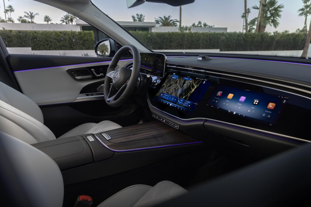 Mercedes-Benz E class entertainment system