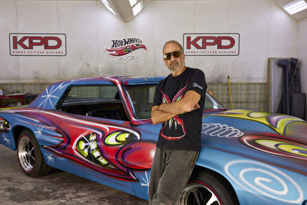 Kenny Scharf's Hot Wheels Custom T-Bird art car