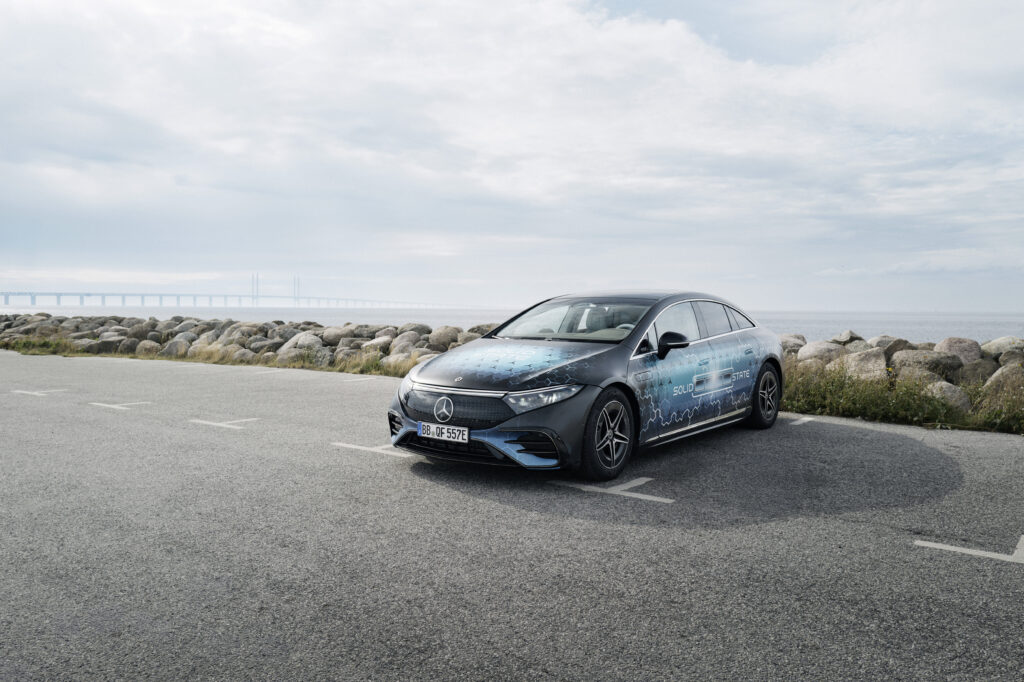 Long-distance test successfully completed: EQS with solid-state battery covers 1,205 km on a single charge