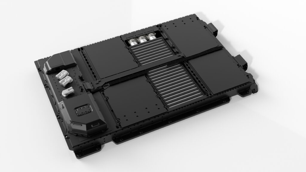 The solid-state battery system was developed in close collaboration with Mercedes-AMG High Performance Powertrains (HPP), the Formula 1 technology centre of the Mercedes-Benz Group in Brixworth, UK. The lithium-metal cells used in the vehicle come from U.S.-based manufacturer Factorial Energy and are based on FEST® technology (Factorial Electrolyte System Technology).