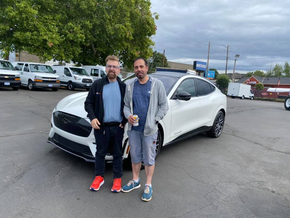Couple getting a new Car