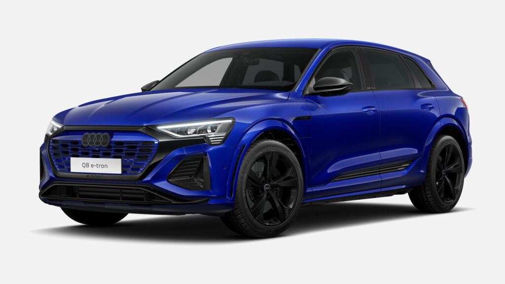 The Audi Q8 SUV e-tron is now available to order with the Exterior S line 