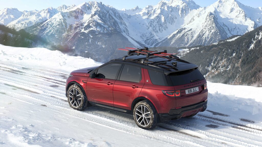 2026 Discovery Sport Landmark Edition in the snow
