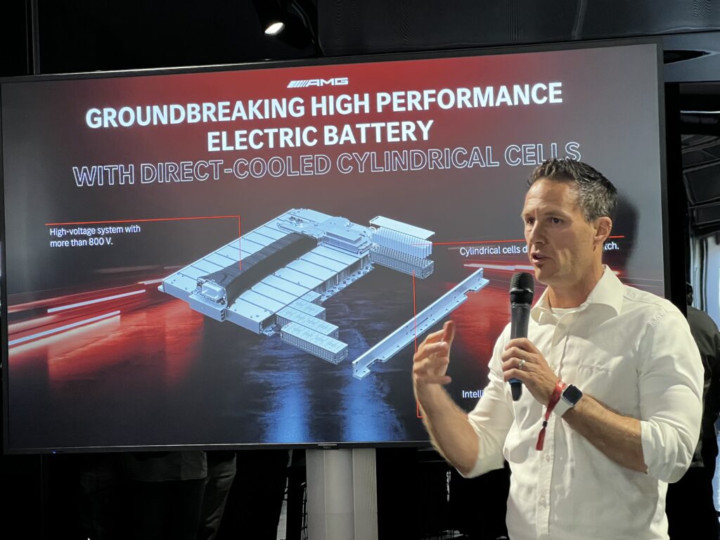 MERCEDES' groundbreaking high-performance electric battery