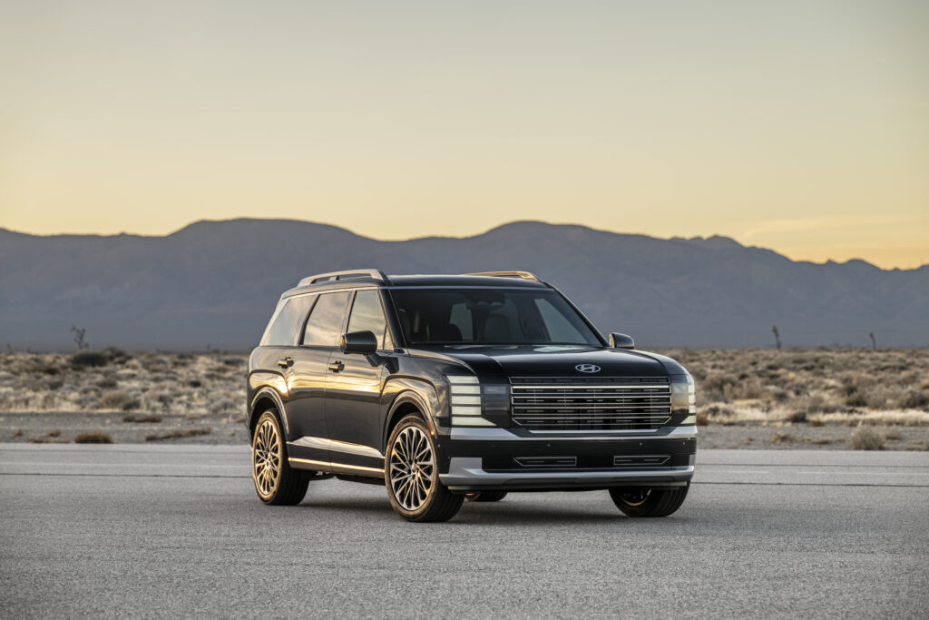 Front three court of view of the 2026 Hyundai palisade