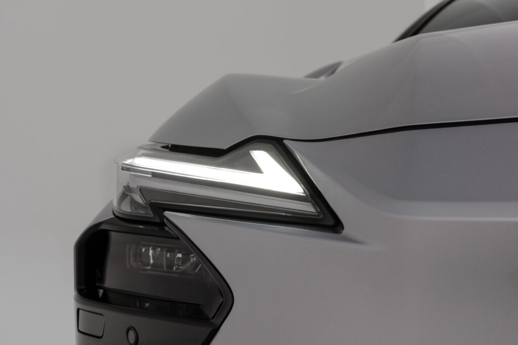 Rear taillight of the 2026 Lexus ES 500 E all