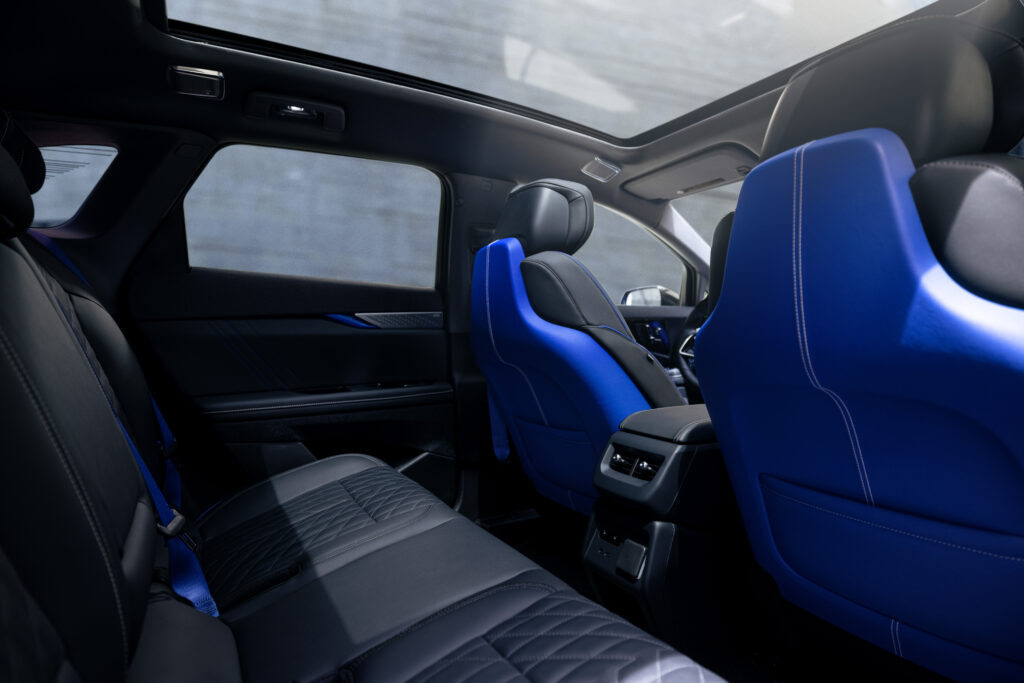 New 2026 Cadillac OpticV Interior from back