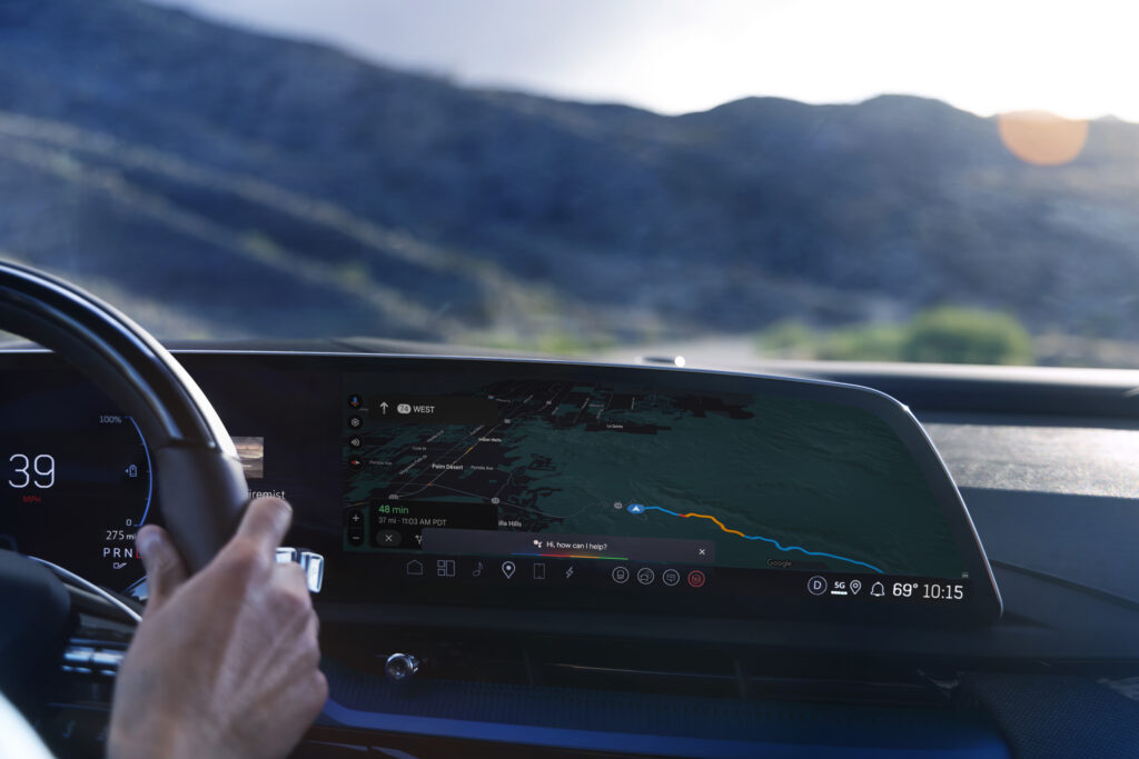 New 2026 Cadillac OpticV New 2026 Cadillac OpticV front screen interior
