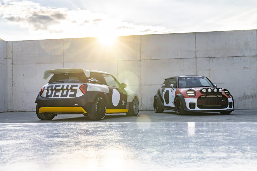 MINI presents, in collaboration with lifestyle brand, Deus ex Machina, two exclusive one-off John Cooper Works cars