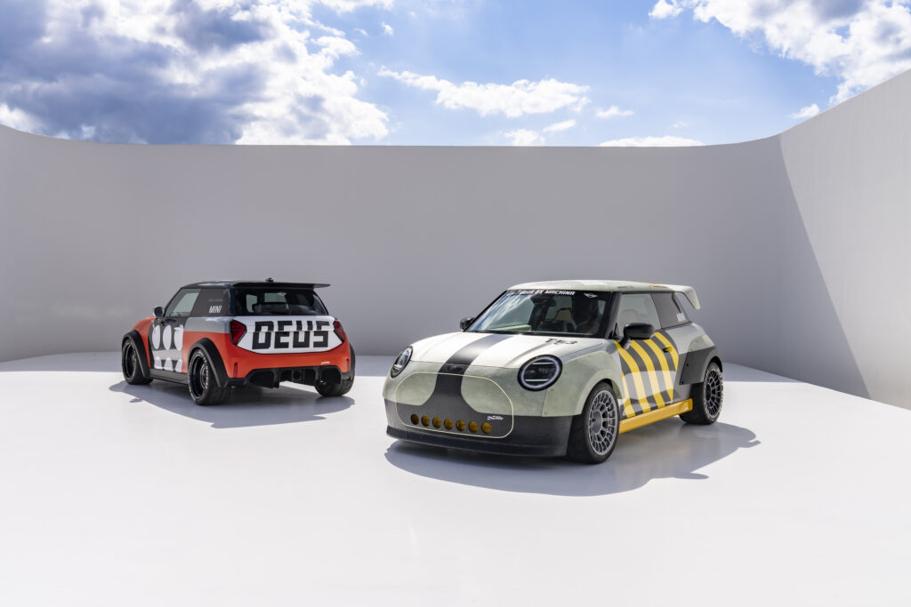 MINI presents, in collaboration with lifestyle brand, Deus ex Machina, two exclusive one-off John Cooper Works cars