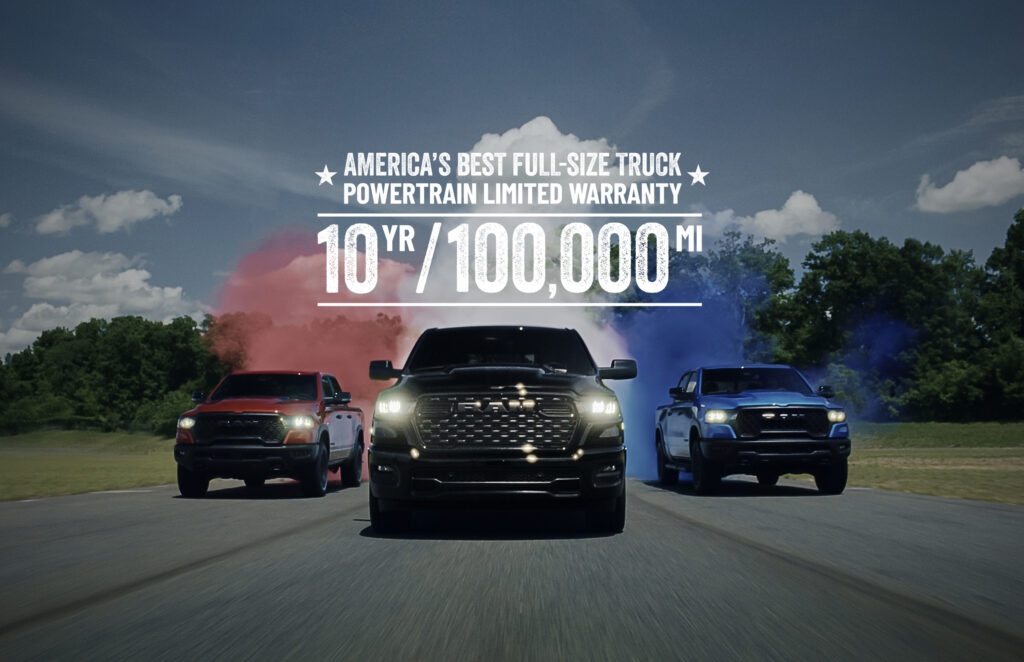 Ram Brand Announces America’s Best Full-size Truck and Van Limited Powertrain Warranty — 10 Years/100k Miles