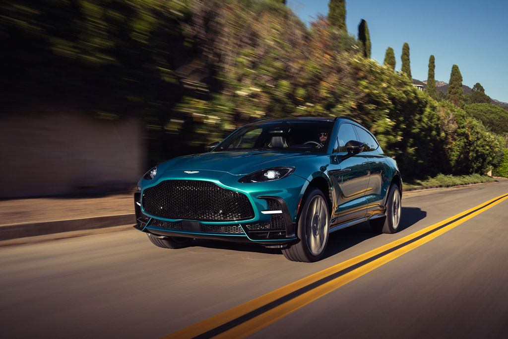 2026 Aston Martin DBX S podium green