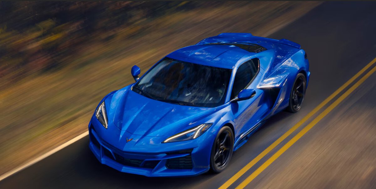 2026 Corvette E Ray Top View