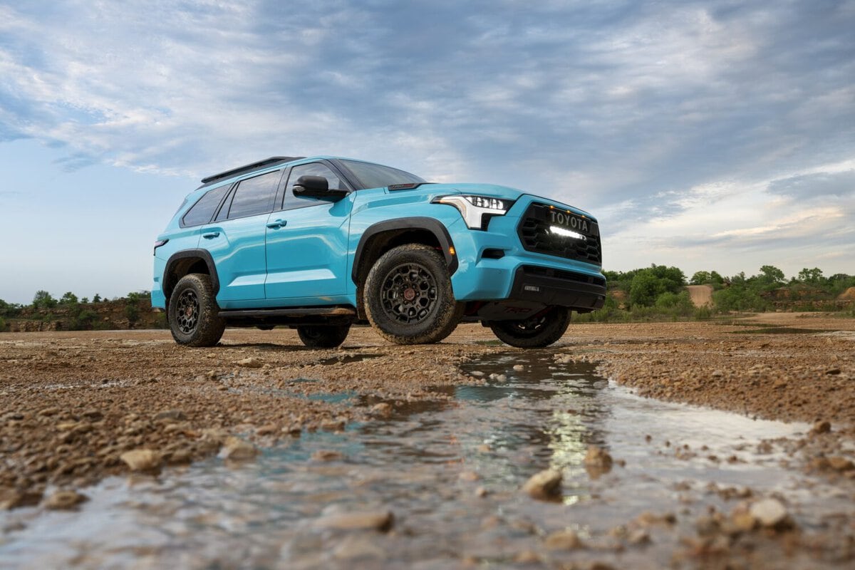 2026 Toyota Sequoia TRD in Wavemaker Blue