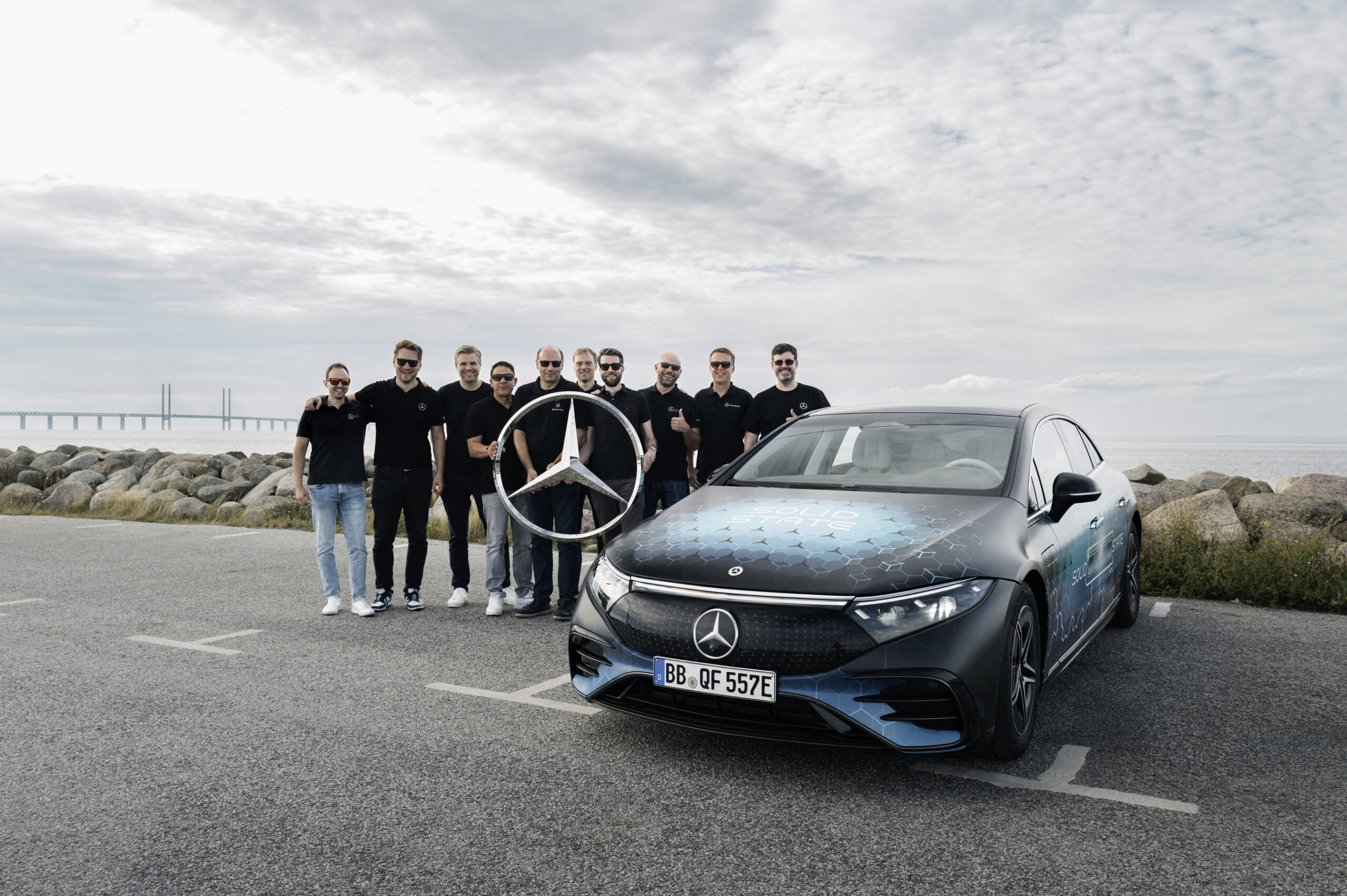 Long-distance test successfully completed: EQS with solid-state battery covers 1,205 km on a single charge