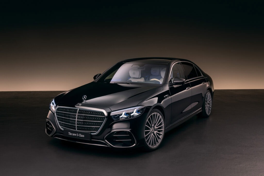 2027 Mercedes-Benz S-Class in a studio envrironment.