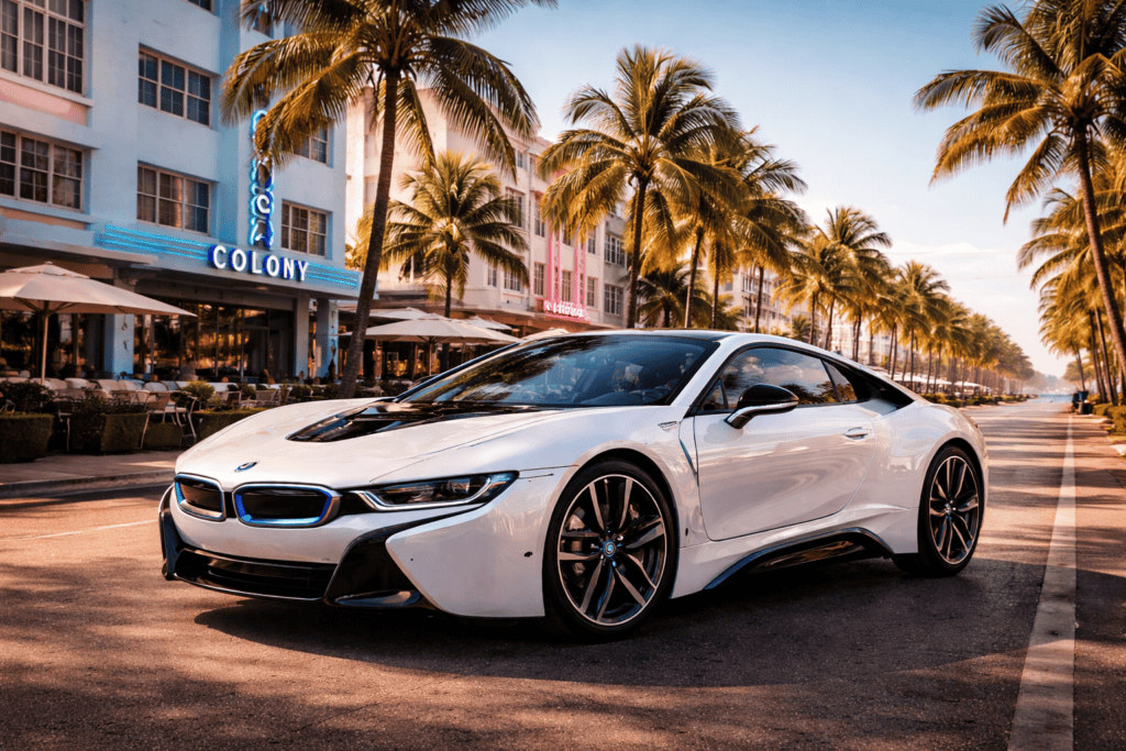 BMW i8 in Miami