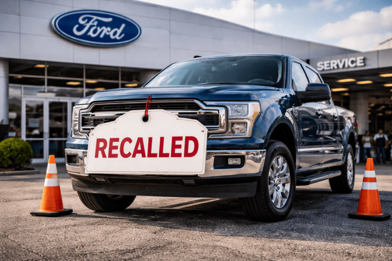 Rendered Image of Recalled Ford