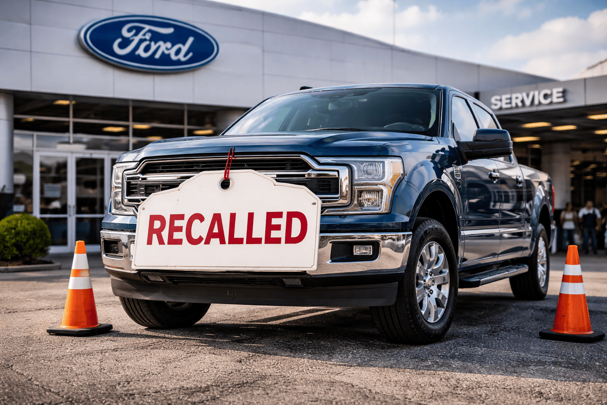 Rendered Image of Recalled Ford