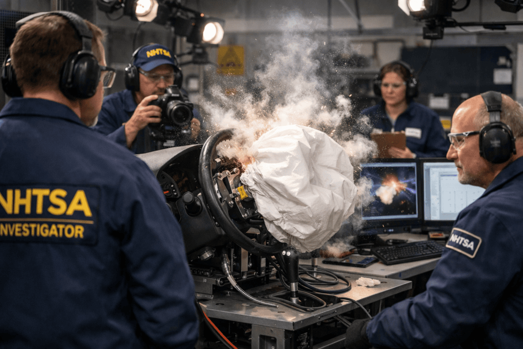 NHTSA Test Airbag Simulation