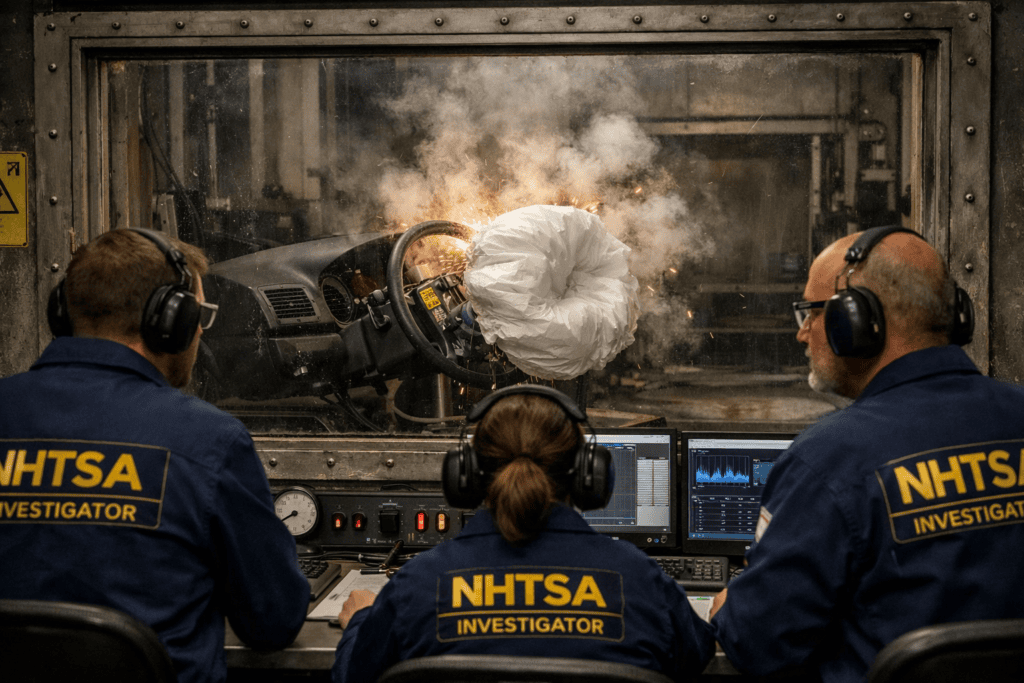 NHTSA Simulation Airbag Deployment