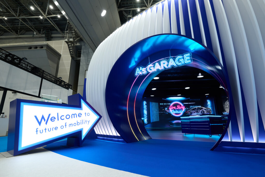 AISIN Booth at the Tokyo mobility show in Tokyo Japan