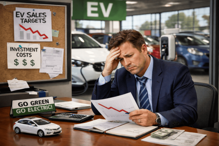Salesman struggling to recuperate lost investments on EV vehicles