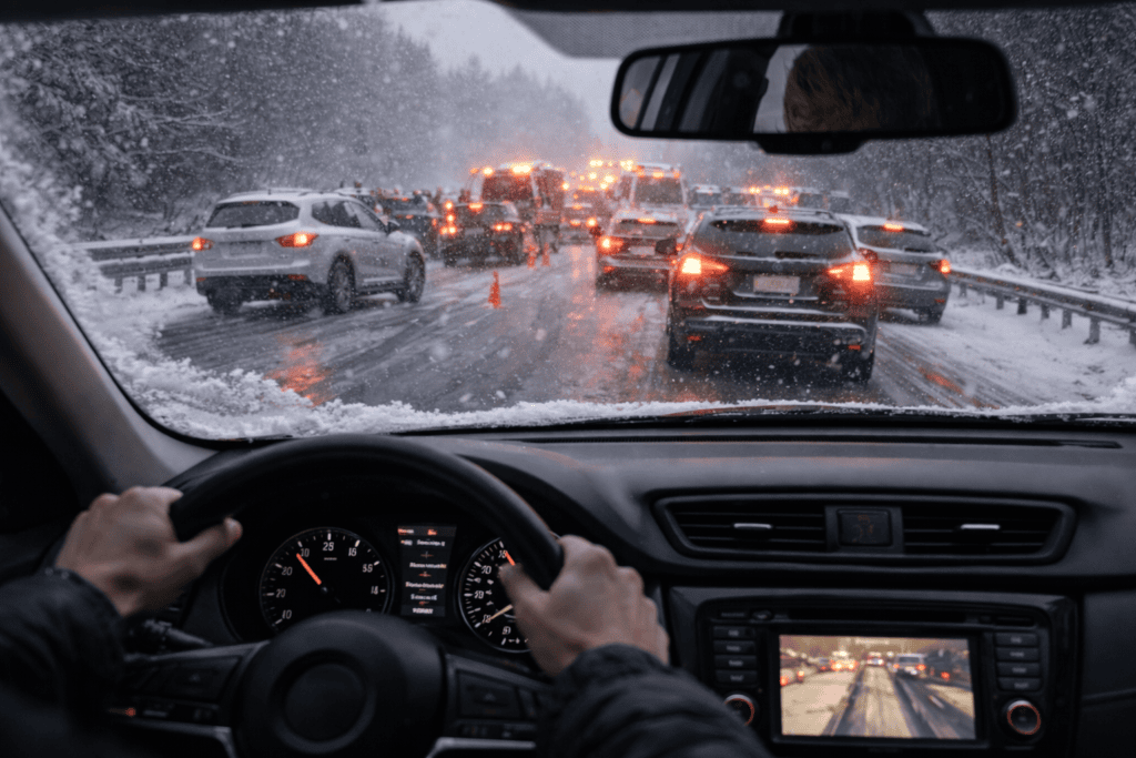 Drivers Prospective First snow of the year