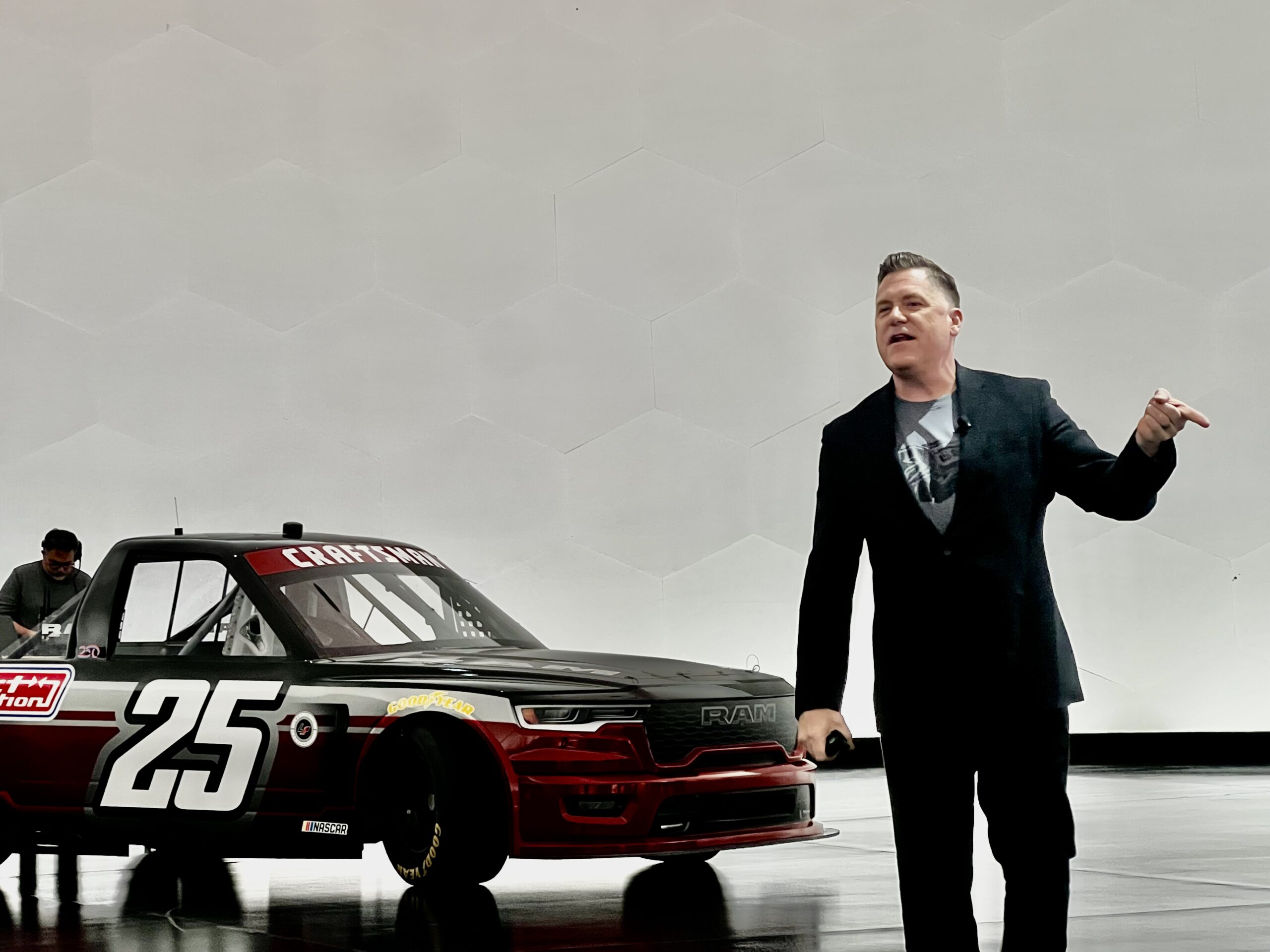 Ram CEO Tim Kuniskis shows us the new NASCAR truck