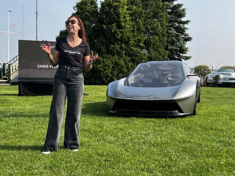 Chris Feuell CEO of Chrysler, with the Helcyon