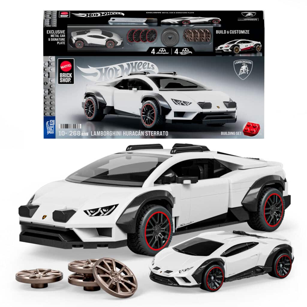 Lamborghini Huracán mattel, brick shop toys