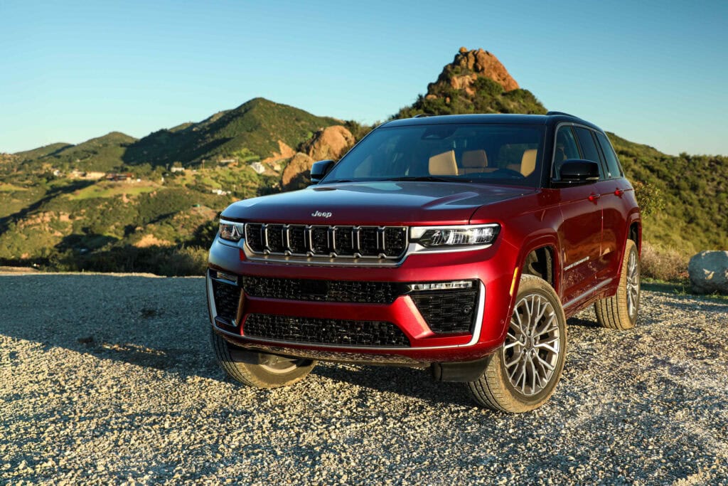 2026 Jeep® Grand Cherokee front three-quarter view