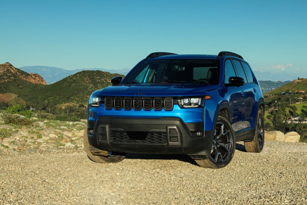 2026 Jeep Cherokee front three-quarter view