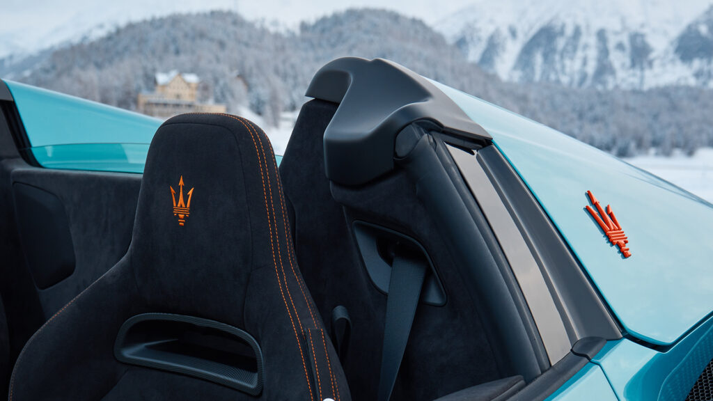 Maserati MCPura Cielo Frozen Magma headrest