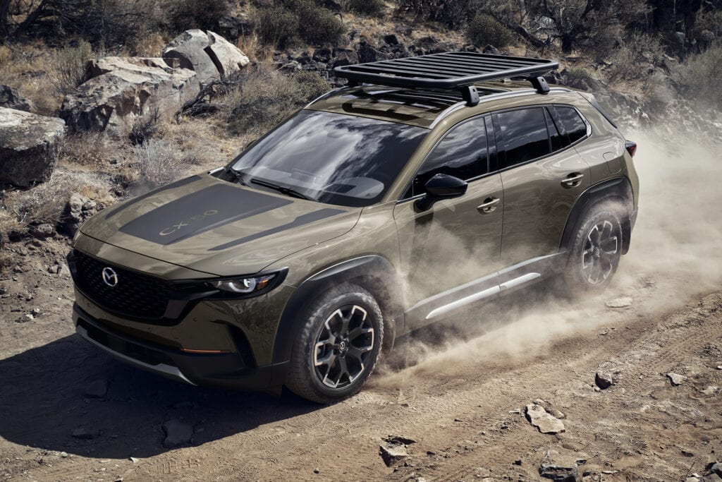 2026 MAZDA CX-50 in the dirt