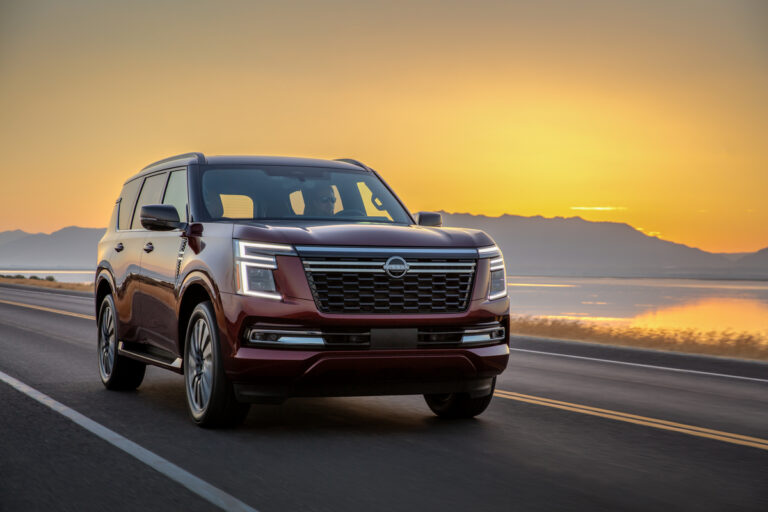 2025 Nissan Armada at Sunset