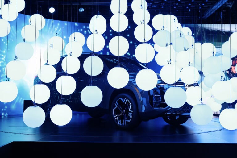 2027 Volkswagen Atlas at the reveal party in New York City