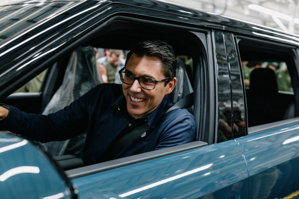 RJ Scaringe Rivian R2 Production