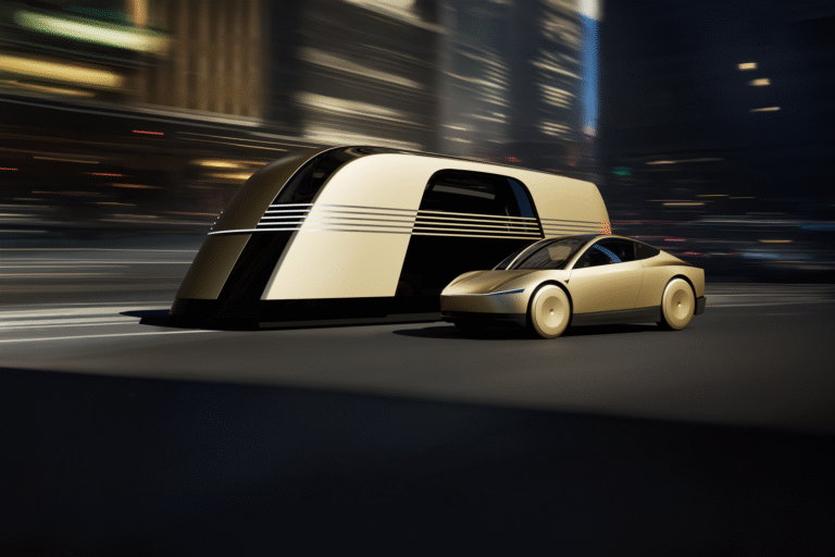 Tesla Cybervan and Robotaxi