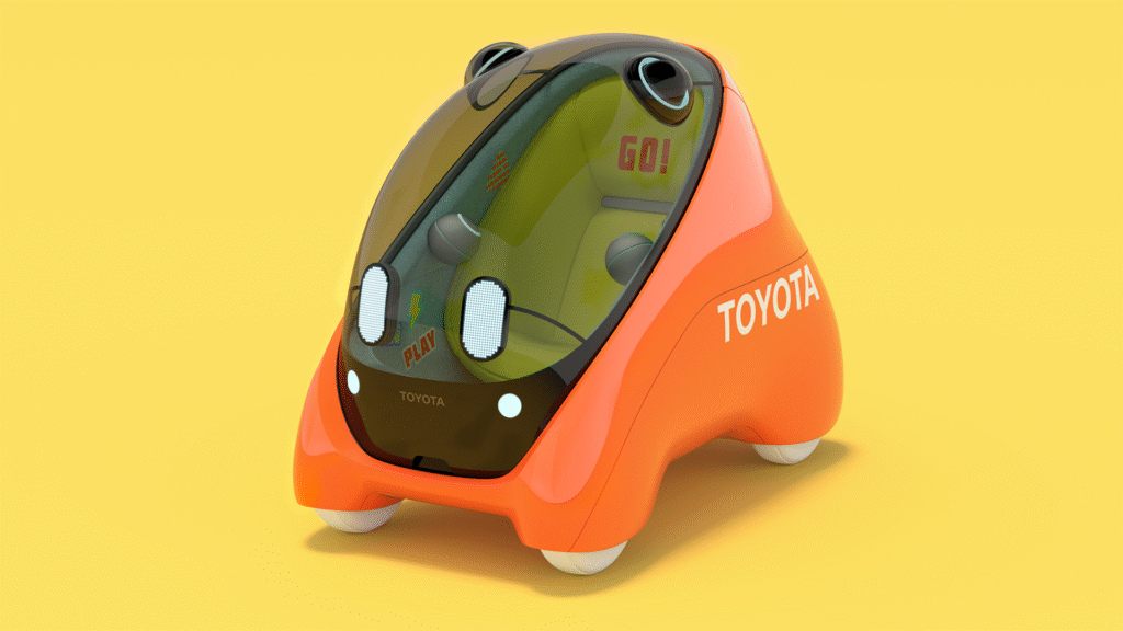 A car specifically made for kids that doesn't need a drivers license from Toyota JMS Show, 2025