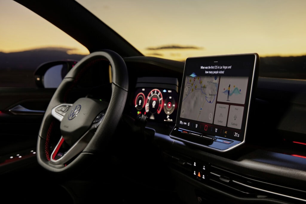 Interior of Volkswagen  Golf GTI Clubsport Model