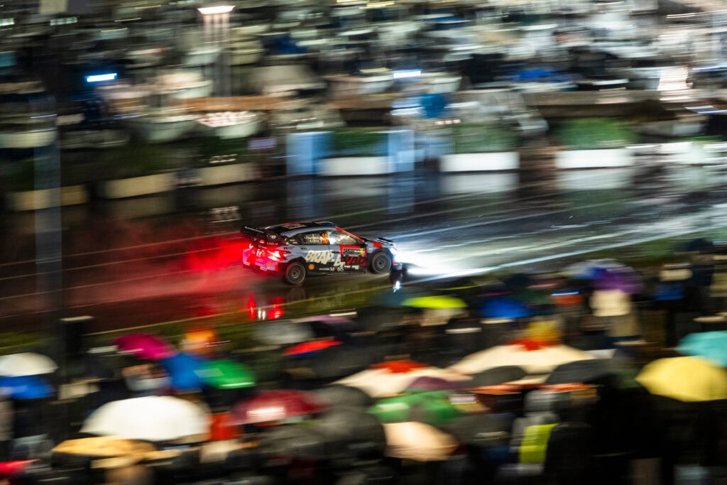 Adrien Fourmaux (FRA) and Alexandre Coria (FRA) of HYUNDAI SHELL MOBIS WORLD RALLY TEAM