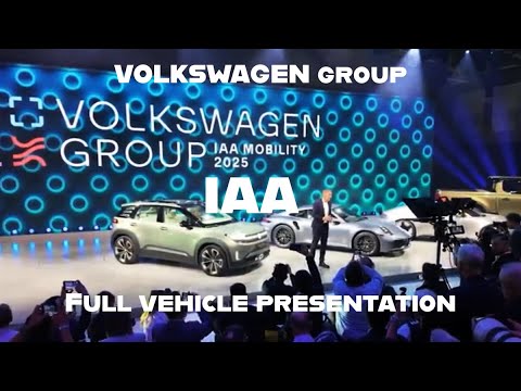 VW Press Conference at IAA 2025: all cars on stage