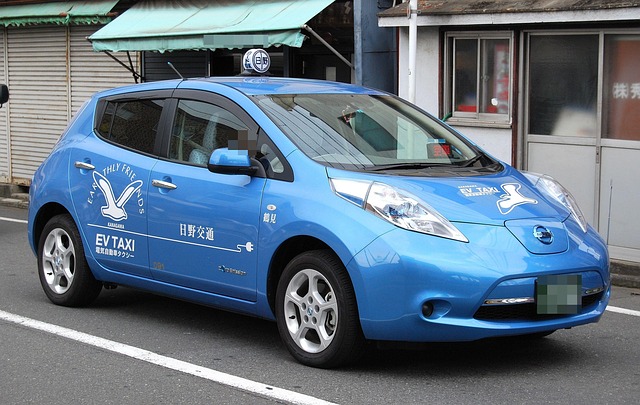 Nissan Leaf Car in Japan